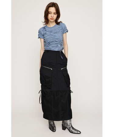 MESH DOCKING MILITALY スカート