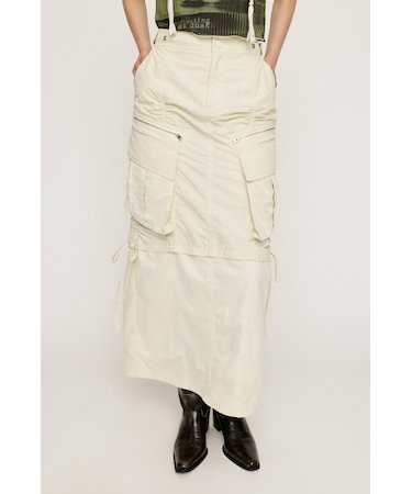 MESH DOCKING MILITALY スカート