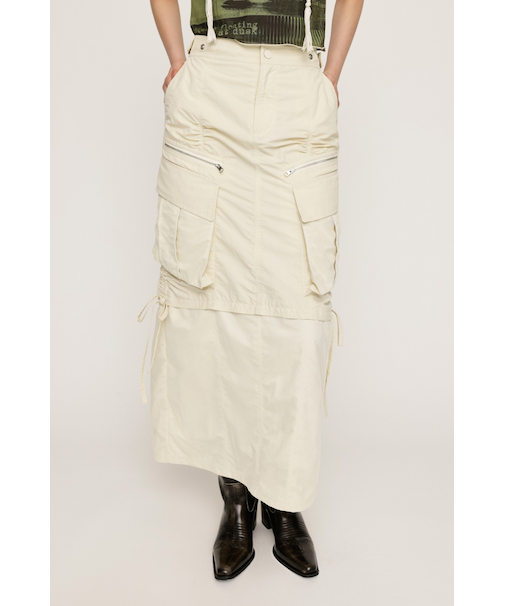 MESH DOCKING MILITALY スカート