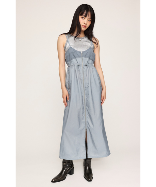 ASYMMETRY HEM CAMI ロングワンピース｜スライの通販｜&mall（アンド