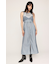 SHEER CAMI ZIP L／ドレス