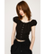 FRONT LACE UP ブラウス