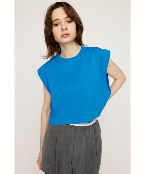 チャッピー未使用品　Y,s ドルマリンフードトップス ポップコーンカットトップス｜WOMEN｜250GAT80-229F｜AZUL BY