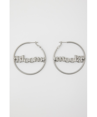 LOGO HOOP ピアス