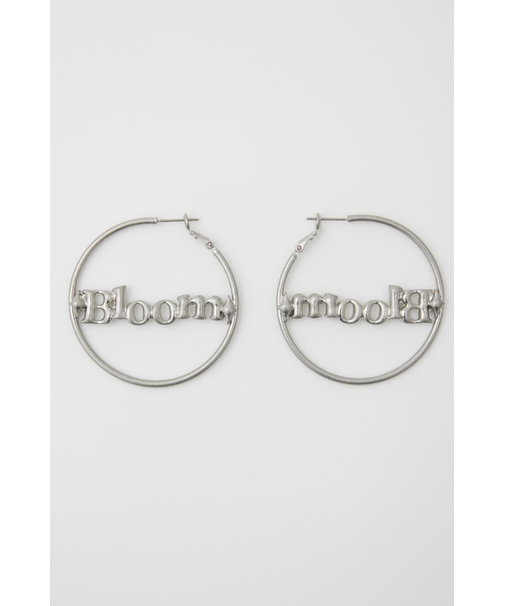 LOGO HOOP ピアス