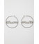 LOGO HOOP ピアス