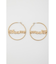 LOGO HOOP ピアス