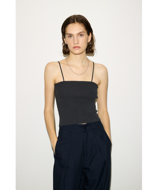 【THROW】2WAY KNIT BANDEAU