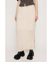 SHAGGY FRINGE I LINE スカート