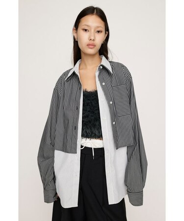 LAYERED STRIPE 2P シャツ