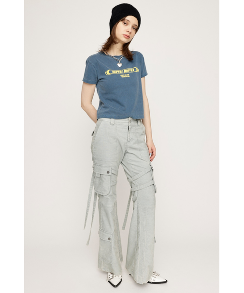 WASHED CORDUROY FLARE パンツ