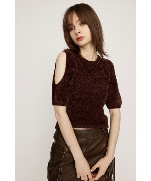 SHAGGY CUTOUT トップス｜スライの通販｜&mall（アンドモール