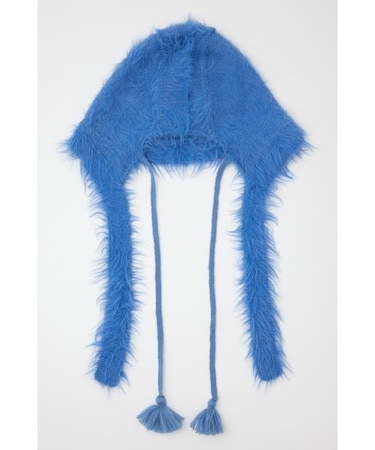 SHAGGY RIBBON BEANIE