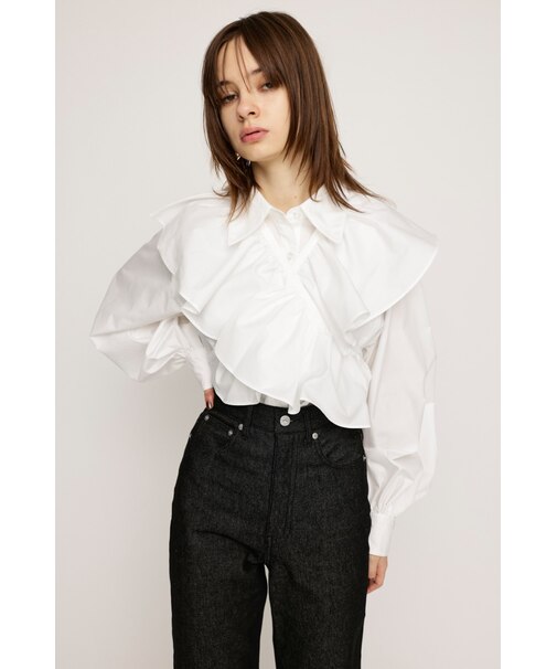 MANY WAY FRILL ブラウス