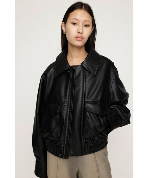 F／LEATHER FLIGHT ジャケット｜スライの通販｜&mall（アンドモール