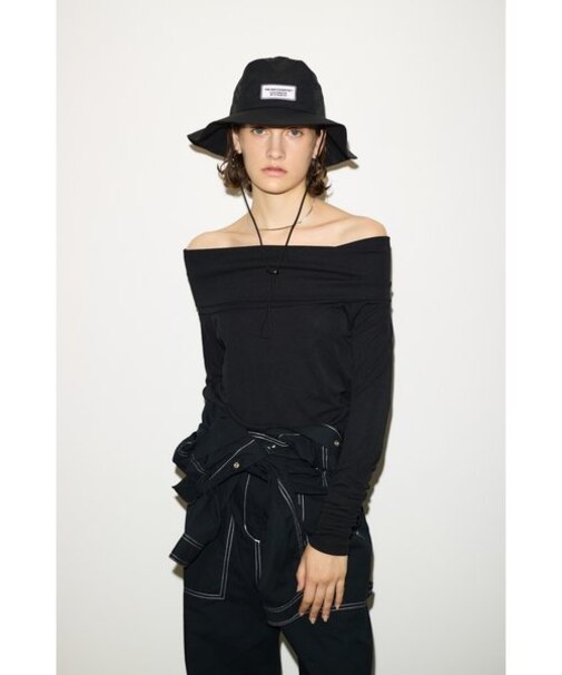 【THROW】STRETCH OFF SHOULDER トップス