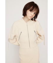 FINE TOUCH KNIT ブルゾン