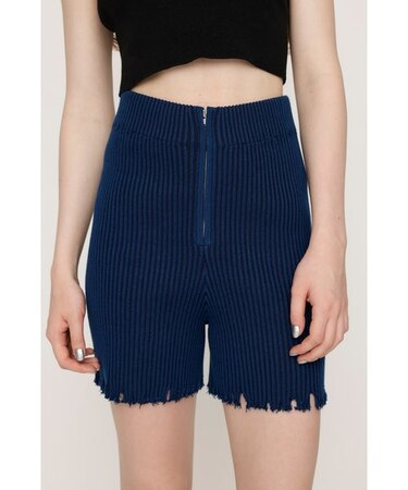 CRUSH RIB ショートパンツ