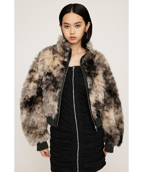 SLY スライ CURLY BOA CROP ブルゾン CURLY BOA CROP ブルゾン｜スライの通販｜&mall（アンドモール）三井