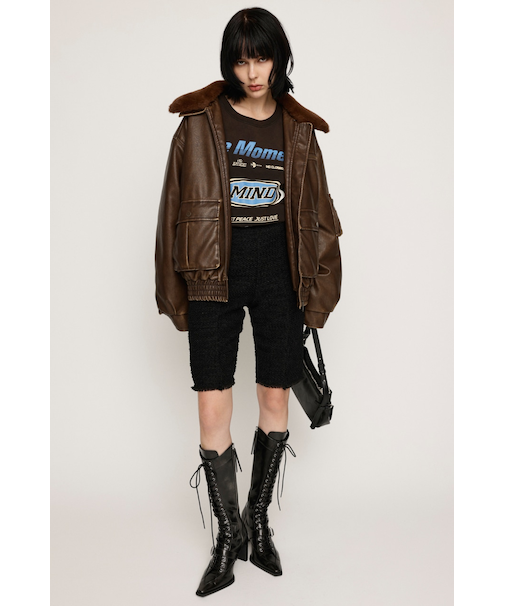 CUT OFF TWEED HALF パンツ