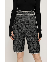 CUT OFF TWEED HALF パンツ