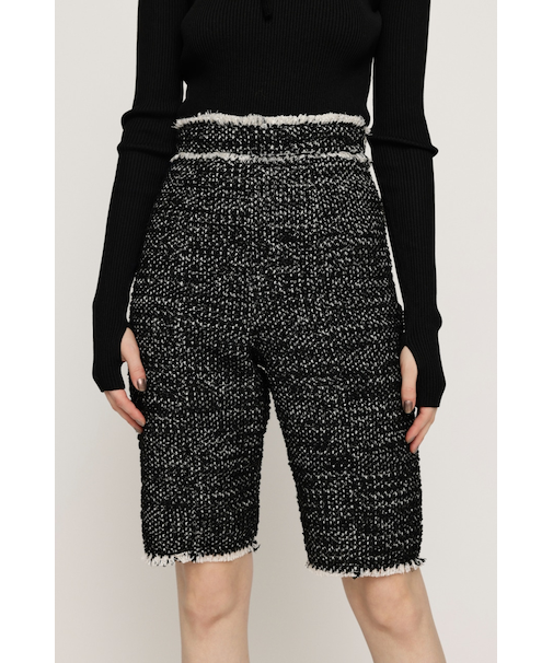 CUT OFF TWEED HALF パンツ