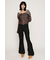 IRREGULAR WAIST FLARE パンツ