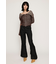 IRREGULAR WAIST FLARE パンツ