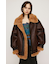 VINTAGE FAUX SHEARLING ジャケット