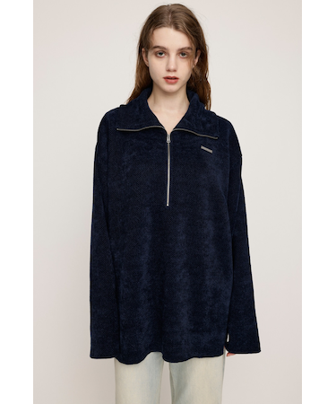 MOLE HALF ZIP STAND チュニック