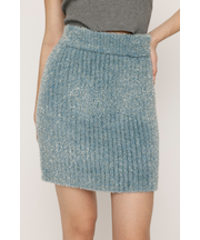 【LIMITED ITEM】GLITTER KNIT ショートスカート