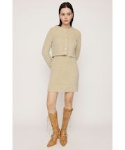 【LIMITED ITEM】GLITTER KNIT ショートスカート