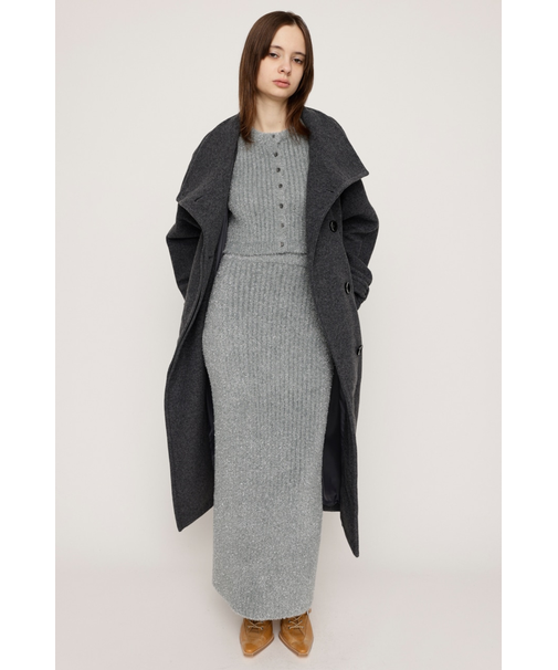 GLITTER KNIT ロングスカート