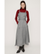PLEATS BELTED ロングワンピース