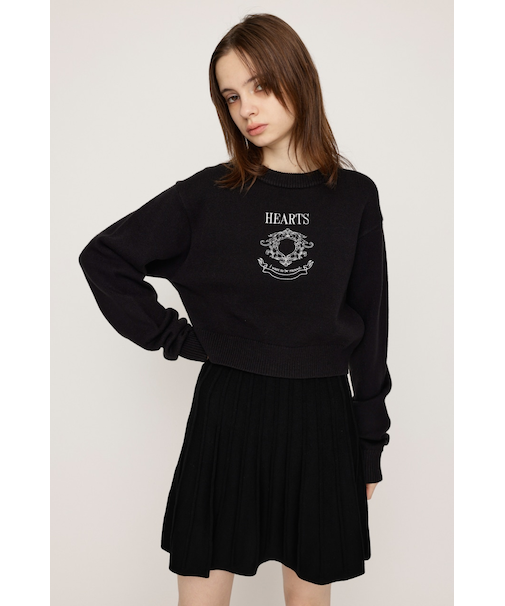 MOTIF LOGO KNIT トップス