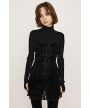 FROCKY LACE RIBBON トップス
