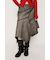 RANDOM HEM F／LEATHER ミディアムスカート