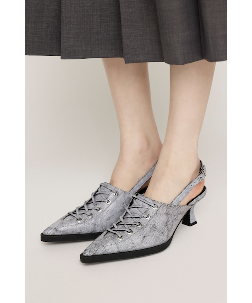 LACE UP ミュール