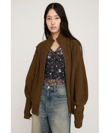 OVER MOLE ZIP UP OUTER WEAR