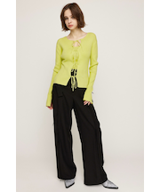 CUT OFF WAIST STRAIGHT パンツ