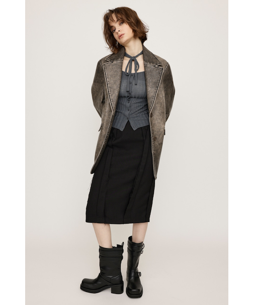 CUT OUT ILINE スカート