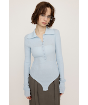 COLLARED BODYSUIT