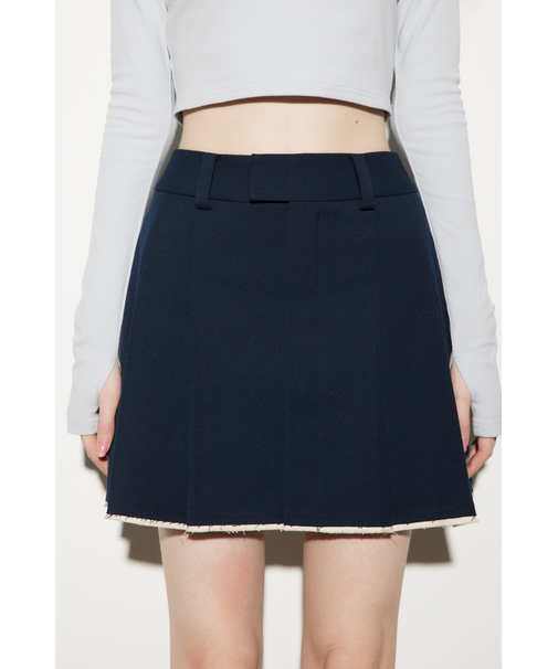 MICHIXSLY WIDE PLEATS ショートスカート