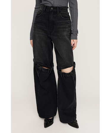 J／W KNEE DENIM PT-E