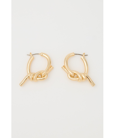 KNOT HOOP ピアス