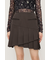 RANDOM HEM PLEATS ショートスカート