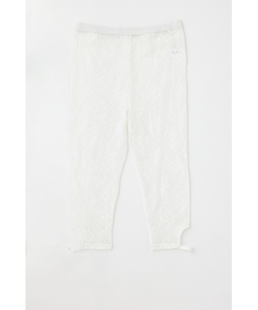 SIDE HOLE LACE レギンス