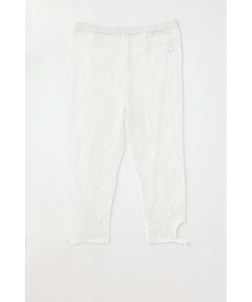 SIDE HOLE LACE レギンス