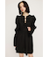 FRONT RIBBON PUFF SLEEVE ワンピース