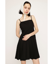 PLEATS CAMI ショートワンピース
